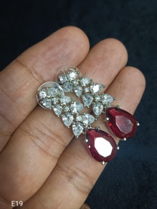 Nuevos pendientes de diamantes completos a la moda, pendientes indios y americanos, accesorios de fiesta llamativos a la moda para mujer, pendientes para mujer - Product Image 5