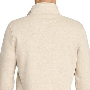 T-shirt à manches longues en tissu interlock 100% polyester de haute qualité, col zippé 1/4, unisexe, vêtements de sport, veste d'été à 1/4 zip - Product Image 6