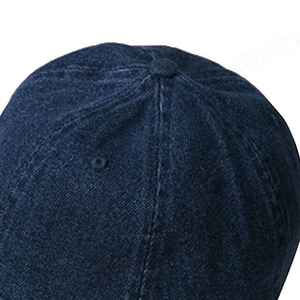 หมวกเบสบอลเล่นกีฬาใช้ได้ทั้งชายและหญิงหมวกผ้าฝ้าย100% 6แผงสีล้วนสำหรับใส่ได้ทั้งชายและหญิง2025ออกแบบโลโก้ได้เอง - Product Image 2