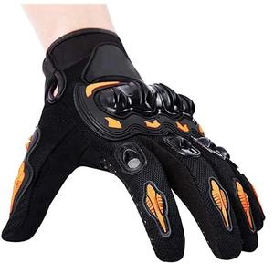 Guantes de moto de cuero genuino de invierno de alta calidad, guantes negros para moto de carretera, deportes cálidos al aire libre, incluido el esquí - Product Image 3