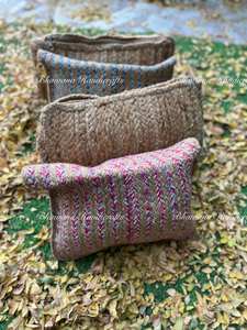 Bolsa de yute hecha a mano para ella, regalo del Día de la madre Boho Beach Woven Sling Bag, bolso de mano ecológico de media luna - Product Image 2