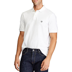 Tissu jersey uni décontracté de haute qualité à manches courtes pour hommes pour polos avec impression de logo personnalisé - Product Image 1