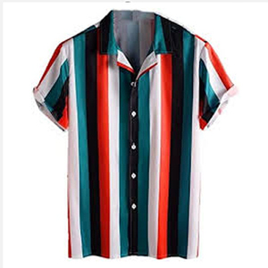Nuevas camisas casuales sublimadas para hombres con forro de algodón estampado al aire libre camisas casuales de manga corta para hombres de alta calidad - Product Image 1