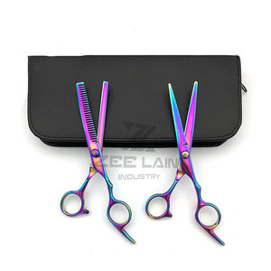 Meilleures ventes Kit de ciseaux de coiffeur multicolores Nouvelle arrivée avec lame en acier inoxydable - Product Image 2