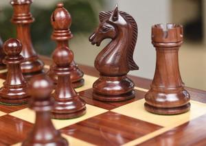 Piezas de Ajedrez Staunton de la Serie Premium Candidates en Caja de Madera de Palisandro Rosa, Rey de 3.75 Pulgadas a Precio Económico - Product Image 5