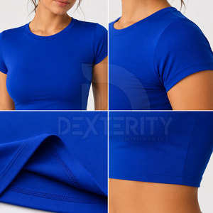 Top Corto para Mujer, Uso en Exteriores, Más Vendido, Ecológico, de Lona, Secado Rápido, Transpirable, Ropa Deportiva, Duradero, 100% Algodón - Product Image 6