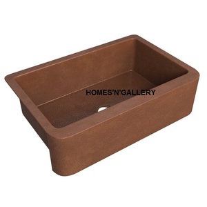 Évier de cuisine à bol unique martelé à la main élégant Design fabuleux pour une utilisation au restaurant à domicile avec caractéristique décorative à un trou - Product Image 4