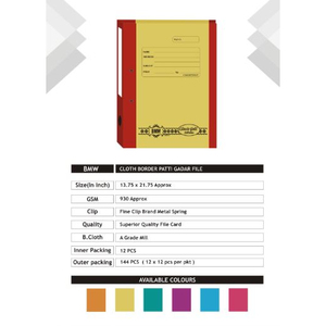 Biểu tượng tùy chỉnh A4 giấy thư mục tập tin bền văn phòng văn phòng phẩm tổ chức cho văn phòng sử dụng bởi Ấn Độ xuất khẩu - Product Image 1