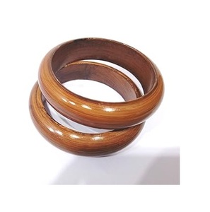 Indian Handicrafts Wood Bangle Fashion New Design Top Quality Custom Size New Fashion Jewelry Accessories Wood Bangle - Product Image 3