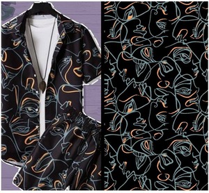 Usine de fabrication en vrac en gros de qualité supérieure impression numérique personnalisée de haute qualité tissu en mousseline de soie mat pour mariée - Product Image 2