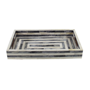 2025 Bandeja para servir de madreperla y madera para servir la comida Bandeja de nuevo diseño a precio al por mayor Nuevo último plato para servir fregona - Product Image 5