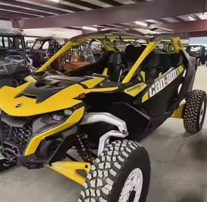 Can-Am Maverick R X RS 2024 con Smart-Shox en Negro Carbón y Amarillo Neón - Product Image 1