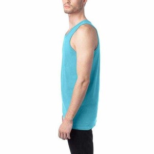 Wholesale Custom Men Cotton White Seamless Fitness Bodybuilding Undershirt Training <b>String</b> Singlet Gym tank <b>Tops</b> Vest for Men - Product Image 3