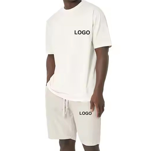 Men's Summer Fashion T-Shirt & Short <b>Sets</b> Plus Size Short Sleeve Breathable <b>Knitted</b> 450g DAKHA SPORTS - Product Image 5