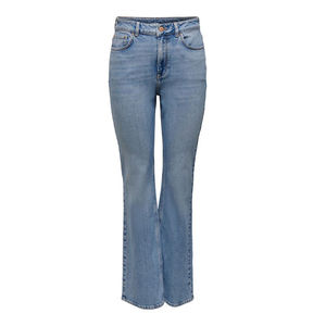 Jeans de Mezclilla de Cintura Alta para Mujer, Corte Recto Ajustado, Estilo Vintage Informal, Pantalones 100% Algodón, Transpirables y de Secado Rápido, Nuevo Estilo 2023, Venta al Por Mayor - Product Image 1