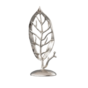 Herramientas modernas para ensalada de oficina, portavelas votivas de Metal con acabado dorado, con diseño de pétalos de hojas, vajilla de oficina, herramienta decorativa - Product Image 1