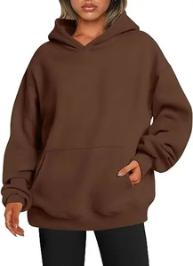 Female Cotton <b>Pullover</b> Oversized Hooded Fashion Causal Long Sleeved for Women Sweatshirt High Quality Women <b>Men</b> Hooded Oversized - Product Image 3