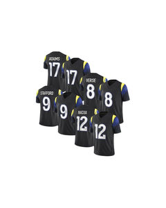 Vêtements de sport de football américain antibactériens avec impression par transfert thermique, jersey 100% polyester, jersey cousu de qualité supérieure - Product Image 4