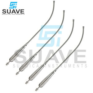 Tubo de succión de Neurocirugía de acero Tarifa mayorista Mejor proveedor Uso en tubos de succión de Hospital por SUAVE INSTRUMENTOS QUIRúRGICOS - Product Image 3