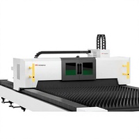 Machine de découpe laser CNC industrielle 6000x2000mm haute vitesse 1.5kW-20kW, type rail au sol, découpeuse laser fibre métal