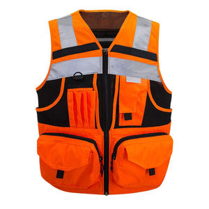Chaleco reflectante de seguridad de alta visibilidad al por mayor con bolsillo hecho en el mejor material chaleco de seguridad - Product Image 1