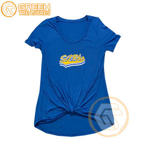 T-shirt personnalisé pour femmes Sigma Gamma Rho, vêtements de sororité, été, écologique, jersey 100% coton, respirant, haute qualité - Product Image 1