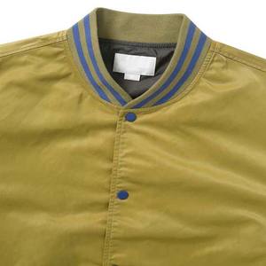 Chaqueta Universitaria de Béisbol para Hombre, con Mangas de Cuero, Frente Recubierto, Bordado Personalizado, Clásica, Gruesa, Antibacteriana para Invierno - Product Image 5