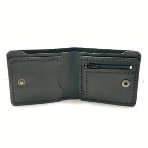 Customizable <b>Men's</b> Vintage Leather Bifold WML-0079 Slim Short Card Holder <b>Money</b> Clip Simple Design Anti-Theft Feature for Daily - Product Image 6