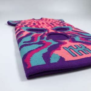 Personalizado al por mayor de moda de invierno a prueba de viento cálido gorro pasamontañas de punto sombreros para las mujeres - Product Image 4