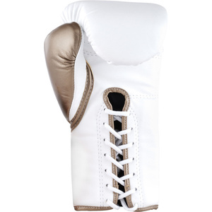 ปรับแต่งโลโก้ทนทานสูงลูกไม้ถุงมือมวย Shining Cowhide หนังทําเคาน์เตอร์ถุงมือมวยสําหรับผู้ใหญ่ 2024 - Product Image 6