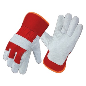 Guantes de Seguridad de Cuero Vacuno Canadiense de Primera Calidad para Hombre, Guantes Industriales Resistentes para Jardinería y Trabajos con Fuego - Product Image 2