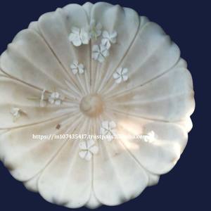 Bol en marbre de pierre Makrana blanc pur luxueux pour dessus de table et décoration de la maison pour cadeaux, affaires et promotions - Product Image 6