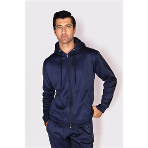 ชุดวอร์มฤดูหนาวผู้ชายคุณภาพพรีเมียมแบบขายส่ง ปรับแต่งได้ ผลิตจากผ้าฝ้าย 100% น้ำหนักเบา เป็นมิตรกับสิ่งแวดล้อม ชุดออกกำลังกายสีพื้น - Product Image 2