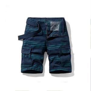 กางเกงขาสั้นคาร์โก้สำหรับผู้ชายสีต่างกันกางเกงคาร์โก้ทันสมัยออกแบบได้ตามต้องการ - Product Image 6