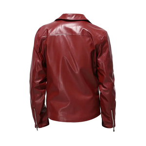 High Quality Customizable Cowhide Men's Leather <b>Jacket</b> Stand <b>Collar</b> Most Popular Design Wholesale Price <b>Jacket</b> at Nurak in 2025 - Product Image 5