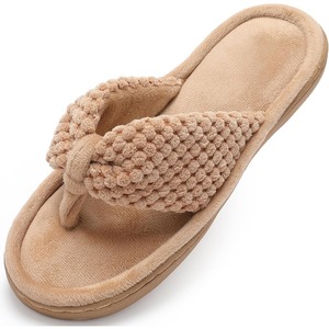 <span class=keywords><strong>Chanclas</strong></span> de espuma viscoelástica para <span class=keywords><strong>mujer</strong></span>, de tela de algodón, para interiores, para todas las estaciones - Product Image 6