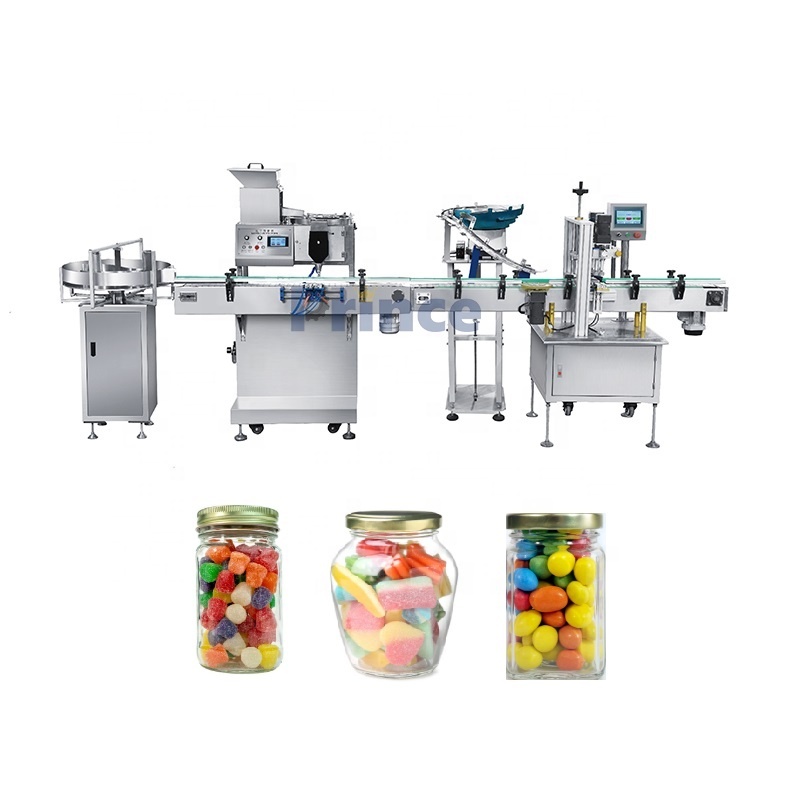 Automatic Candy Counting Filling Capping Machine