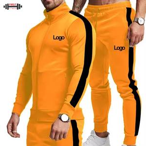 Chándales deportivos a prueba de viento personalizados baratos para hombres Jogging Running Training Team 100% conjuntos de algodón - Product Image 1
