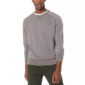 Sudadera de Hombre con Cuello Redondo Extra Grande, Sudadera de Alta Calidad 100% Algodón, Felpa Gruesa, con Logotipo Personalizado, Hombros Caídos para Invierno - Product Image 1