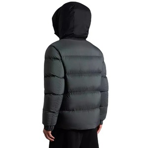 Veste matelassée d'hiver de haute qualité personnalisée, imperméable, style streetwear, avec col montant, 100% nylon, design personnalisé, logo frontal, fabriqué aux États-Unis - Product Image 2