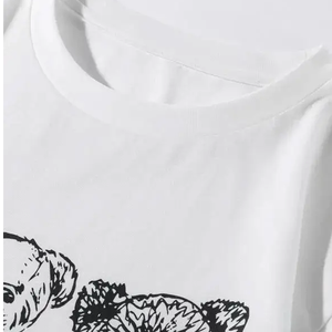 T-shirt 100% coton pour hommes du fabricant 250 Gsm poids lourd motif solide Streetwear sérigraphié vierge avec logo numérique - Product Image 6