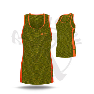 เสื้อกล้ามผู้หญิงระบายอากาศได้ดีสีพื้นลำลองแฟชั่น - Product Image 3