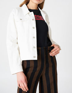 Offre Spéciale personnalisé surdimensionné mode dames femmes veste en jean unisexe lâche Denim manteau épaule tombante femmes veste en jean - Product Image 1