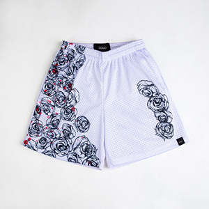 กางเกงขาสั้นเล่นบาสเก็ตบอลสำหรับผู้ชายกางเกงขาสั้นอะนิเมะตาข่ายระบายอากาศกางเกงขาสั้นสำหรับผู้ชายขนาดสหรัฐอเมริกาโลโก้ออกแบบได้ตามต้องการสำหรับฤดูร้อน - Product Image 1