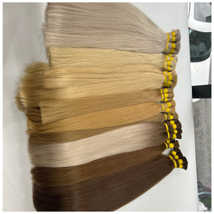 Extensions en vrac de cheveux humains vierges vietnamiens droits de haute qualité 10 "-30" longueur Cabelos colorés bruts vente en gros Michair usine - Product Image 3