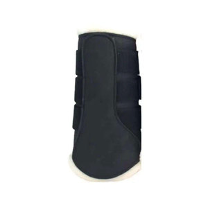 Bottes de protection pour les jambes en néoprène avec fourrure, pour la sécurité des chevaux, prévention des blessures, équipement équestre, équipement vétérinaire équin - Product Image 5