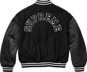 Custom Logo Vintage Style Stand <b>Thin</b> Wool Sleeve Winter Varsity <b>Jacket</b> Men 100% Cotton Chenille <b>Waterproof</b> Breathable Reversible - Product Image 3