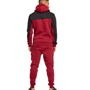 Meilleure qualité hommes personnalisé 100% coton polaire Jogging survêtements Gym Fitness Tech formation grande taille ensembles de sports d'hiver - Product Image 3