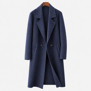 <span class=keywords><strong>Cappotti</strong></span> Invernali Lunghi in Lana per <span class=keywords><strong>Uomo</strong></span>, <span class=keywords><strong>Doppiopetto</strong></span>, Personalizzabili OEM, con Spalle Scese, in Lana Merino Premium, Produzione di Fabbrica - Product Image 5