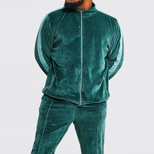 Survêtement en velours pour homme de style tendance de qualité supérieure prix bon marché meilleure fabrication disponible en gros meilleur survêtement en velours - Product Image 5